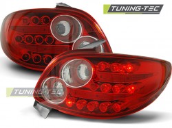 PEUGEOT 206 10.98- RED WHITE LED