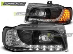 HEADLIGHTS DAYLIGHT BLACK fits SEAT IBIZA/CORDOBA/POLO VARIANT, SEDAN 10.93-08.99