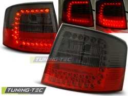 LED TAIL LIGHTS RED SMOKE fits AUDI A6 05.97-05.04 AVANT