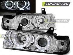 HEADLIGHTS ANGEL EYES CCFL CHROME fits BMW E36 12.90-08.99 S/C/T 