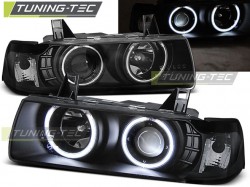 HEADLIGHTS ANGEL EYES CCFL BLACK fits BMW E36 12.90-08.99 C/C