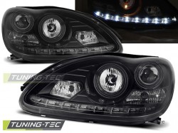 HEADLIGHTS DAYLIGHT BLACK fits MERCEDES W220 S-KLASA 09.98-05.05