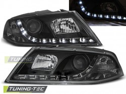 HEADLIGHTS DAYLIGHT BLACK fits SKODA OCTAVIA 2 03.04- 08