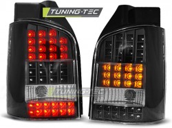 LED TAIL LIGHTS BLACK fits VW T5 04.03-09