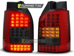 LED TAIL LIGHTS RED SMOKE fits VW T5 04.03-09