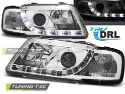 HEADLIGHTS TRUE DRL CHROME fits AUDI A3 8L 08.96-08.00