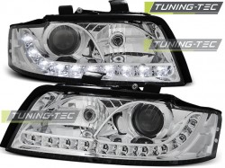 HEADLIGHTS DAYLIGHT CHROME fits AUDI A4 10.00-10.04