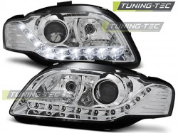 HEADLIGHTS DAYLIGHT CHROME fits AUDI A4 B7 11.04-03.08