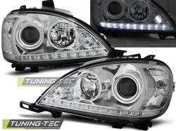 HEADLIGHTS DAYLIGHT CHROME fits MERCEDES W163 ML M-KLASA 09.01-05