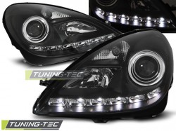 HEADLIGHTS DAYLIGHT BLACK fits MERCEDES R171 SLK 04-11