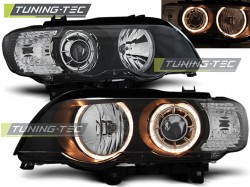 HEADLIGHTS ANGEL EYES BLACK fits BMW X5 E53 09.99-10.03