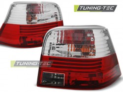 TAIL LIGHTS RED WHITE fits VW GOLF 4 09.97-09.03