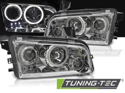 DODGE CHARGER LX 06-10 ANGEL EYES CCFL CHROME