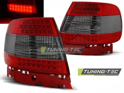 LED TAIL LIGHTS RED SMOKE fits AUDI A4 11.94-09.00