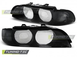 HEADLIGHTS BLACK SMOKE D2S fits BMW E39 95-00