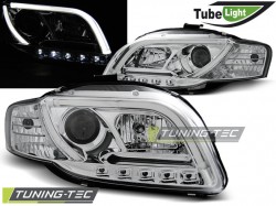 HEADLIGHTS TUBE LIGHT CHROME fits AUDI A4 B7 11.04-03.08