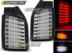 LED TAIL LIGHTS CHROME BLACK fits VW T5 04.03-09 / 10-15