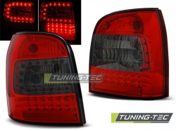 LED TAIL LIGHTS RED SMOKE fits AUDI A4 94-01 AVANT