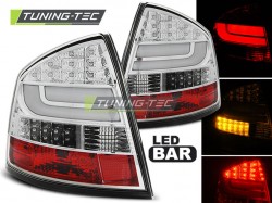 LED BAR TAIL LIGHTS CHROME fits SKODA OCTAVIA II SEDAN 04-12