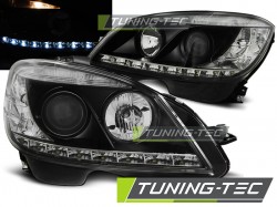 HEADLIGHTS DAYLIGHT BLACK fits MERCEDES W204 07-10