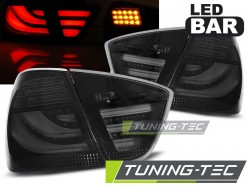 LED BAR TAIL LIGHTS SMOKE BLACK fits BMW E90 03.05-08.08