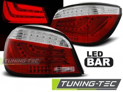 LED BAR TAIL LIGHTS RED WHIE fits BMW E60 07.03-02.07