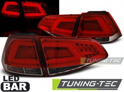 LED BAR TAIL LIGHTS RED WHIE fits VW GOLF 7 13-17 