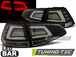 LED BAR TAIL LIGHTS BLACK fits VW GOLF 7 13-17
