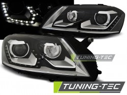 HEADLIGHTS DAYLIGHT BLACK fits VW PASSAT B7 10.10- 10.14 