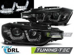 HEADLIGHTS U-LED LIGHT BLACK fits BMW F30/F31 10.11 - 05.15