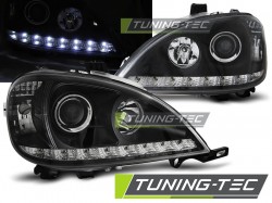 HEADLIGHTS DAYLIGHT BLACK fits MERCEDES W163 ML M-KLASA 03.98-08.01