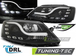 HEADLIGHTS TUBE LIGHT DRL BLACK fits VW JETTA VI 1.11-18