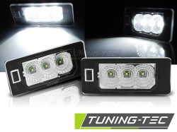 LICENSE LED LIGHTS CLEAR fits AUDI Q5 / A4 08-10 / A5 / TT / VW PASSAT B6 KOMBI