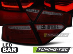 LED BAR TAIL LIGHTS RED SMOKE fits AUDI A5 07-06.11