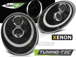 XENON HEADLIGHTS TUBE LIGHT BLACK fits PORSCHE 911 (997) 04-09