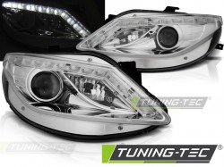 HEADLIGHTS DAYLIGHT CHROME fits SEAT IBIZA 6J 06.08-12