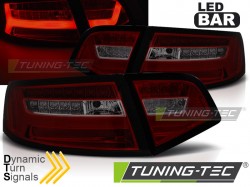 LED BAR TAIL LIGHTS RED SMOKE SEQ fits AUDI A6 08-11 SEDAN