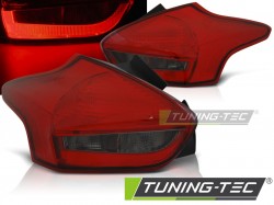 FORD FOCUS 3 15-18 HATCHBACK RED SMOKE LED 