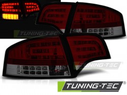 LED TAIL LIGHTS RED SMOKE fits AUDI A4 B7 11.04-03.08 SEDAN