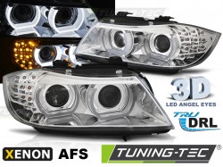 XENON HEADLIGHTS LED DRL CHROME AFS fits BMW E90/E91 09-11