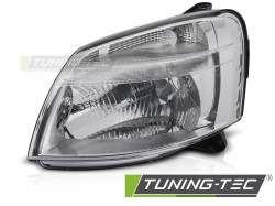 HEADLIGHT CHROME LEFT SIDE TYC fits CITROEN BERLINGO PEUGEOT PARTNER 02-10