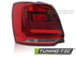 TAIL LIGHT RED WHITE LEFT SIDE TYC fits POLO 6R HB 14-17