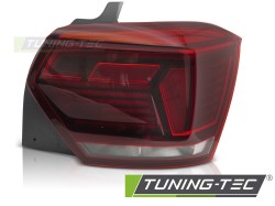 LED TAIL LIGHT RED WHITE RIGHT SIDE TYC fits POLO 2G HB 17-21