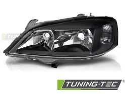 HEADLIGHTS BLACK LEFT SIDE TYC fits OPEL ASTRA G 97-04