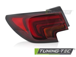 LED TAIL LIGHT RED SMOKE LEFT SIDE TYC fits OPEL ASTRA K 15-19 HB