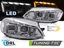 FULL LED HEADLIGHTS LIGHT CHROME DRL SEQ fits VW GOLF 7 17-19