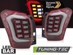 LED BAR TAIL LIGHTS RED WHITE fits SUBARU FORESTER IV 13-18