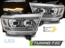 FULL LED HEADLIGHTS CHROME fits DODGE RAM 19-22