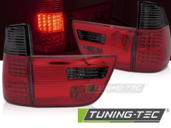 LED TAIL LIGHTS RED SMOKE fits BMW X5 E53 09.99-10.03