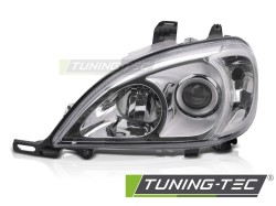 HEADLIGHTS CHROME LEFT SIDE fits MERCEDES W163 01-05